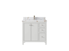 Chicago 36 in. W x 22 in. D Center Sink Bathroom Vanity - photo 43