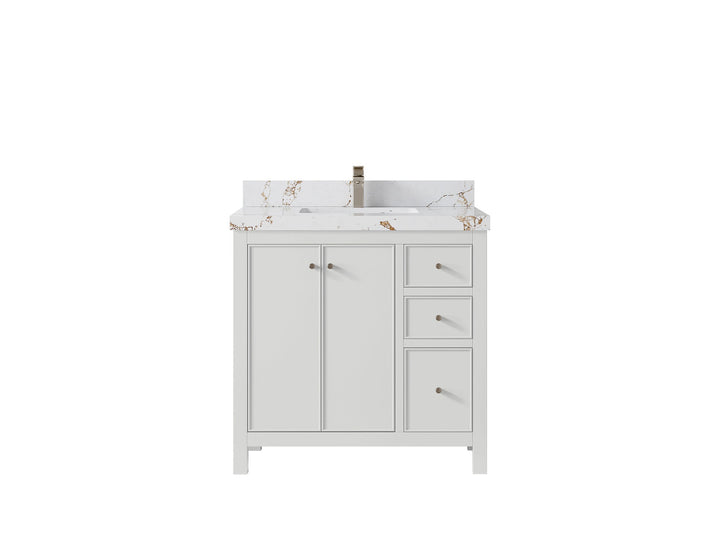 Chicago 36 in. W x 22 in. D Center Sink Bathroom Vanity - photo 43