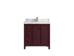 Chicago 36 in. W x 22 in. D Center Sink Bathroom Vanity - photo 37