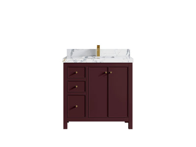 Chicago 36 in. W x 22 in. D Center Sink Bathroom Vanity - Willow Bath and Vanity