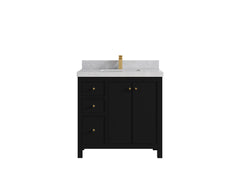 Chicago 36 in. W x 22 in. D Center Sink Bathroom Vanity - photo 33