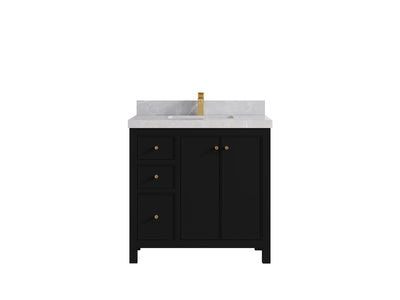 Chicago 36 in. W x 22 in. D Center Sink Bathroom Vanity - Willow Bath and Vanity