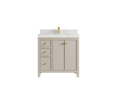 Chicago 36 in. W x 22 in. D Center Sink Bathroom Vanity - photo 17