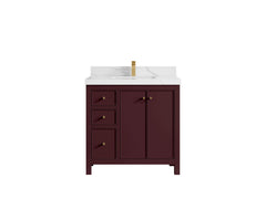 Chicago 36 in. W x 22 in. D Center Sink Bathroom Vanity - photo 33