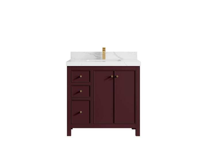 Chicago 36 in. W x 22 in. D Center Sink Bathroom Vanity - photo 33