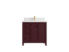 Chicago 36 in. W x 22 in. D Center Sink Bathroom Vanity - photo 45