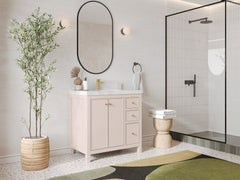 Chicago 36 in. W x 22 in. D Center Sink Bathroom Vanity - photo 2