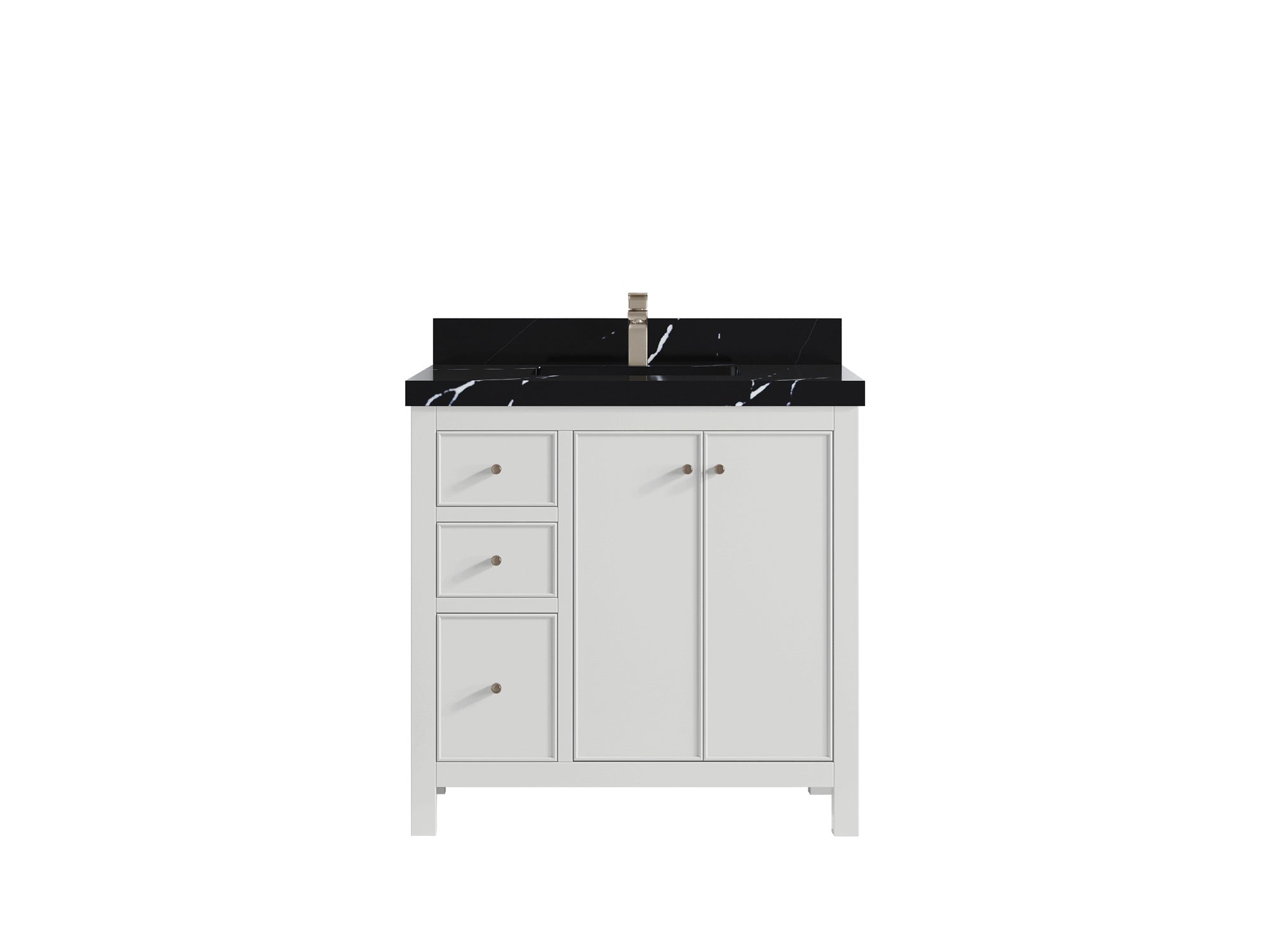 Chicago 36 in. W x 22 in. D Center Sink Bathroom Vanity - Willow Bath and Vanity