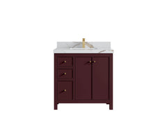 Chicago 36 in. W x 22 in. D Center Sink Bathroom Vanity - photo 31