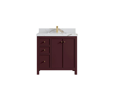 Chicago 36 in. W x 22 in. D Center Sink Bathroom Vanity - Willow Bath and Vanity