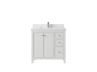 Chicago 36 in. W x 22 in. D Center Sink Bathroom Vanity - Willow Bath and Vanity