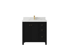 Chicago 36 in. W x 22 in. D Center Sink Bathroom Vanity - photo 19