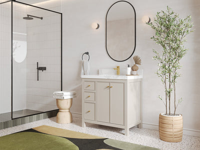 Chicago 36 in. W x 22 in. D Center Sink Bathroom Vanity - Willow Bath and Vanity