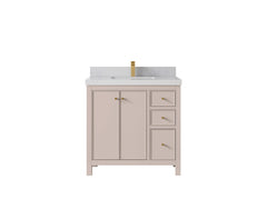 Chicago 36 in. W x 22 in. D Center Sink Bathroom Vanity - photo 1