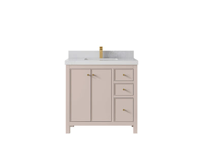 Chicago 36 in. W x 22 in. D Center Sink Bathroom Vanity - Willow Bath and Vanity
