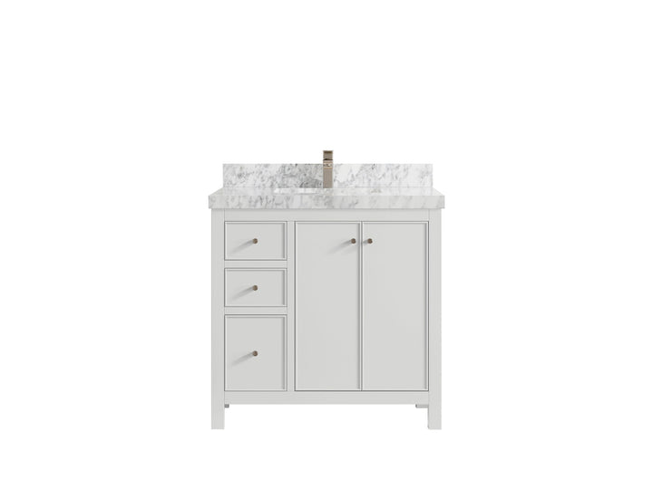 Chicago 36 in. W x 22 in. D Center Sink Bathroom Vanity - photo 11