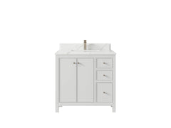 Chicago 36 in. W x 22 in. D Center Sink Bathroom Vanity - photo 21