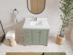 Chicago 36 in. W x 22 in. D Center Sink Bathroom Vanity - photo 20