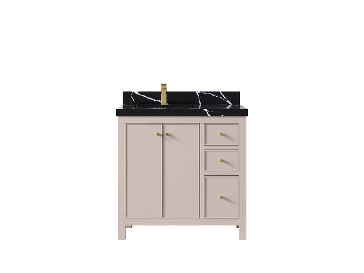 Chicago 36 in. W x 22 in. D Left Offset Sink Bathroom Vanity - photo 9