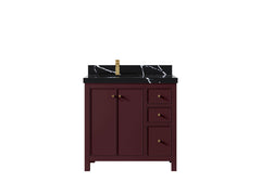 Chicago 36 in. W x 22 in. D Left Offset Sink Bathroom Vanity - photo 13
