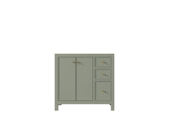 Chicago 36 in. W x 22 in. D Left Offset Sink Bathroom Vanity - photo 6