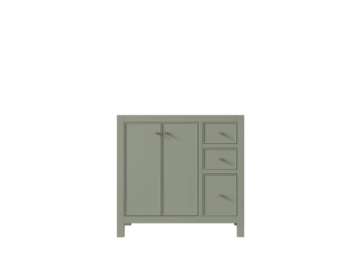 Chicago 36 in. W x 22 in. D Left Offset Sink Bathroom Vanity - photo 6