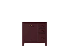 Chicago 36 in. W x 22 in. D Left Offset Sink Bathroom Vanity - photo 6