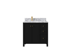 Chicago 36 in. W x 22 in. D Left Offset Sink Bathroom Vanity - photo 23