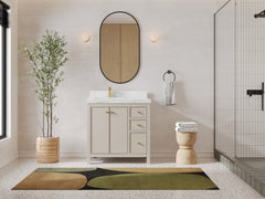 Chicago 36 in. W x 22 in. D Left Offset Sink Bathroom Vanity - photo 4