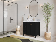 Chicago 36 in. W x 22 in. D Left Offset Sink Bathroom Vanity - photo 2
