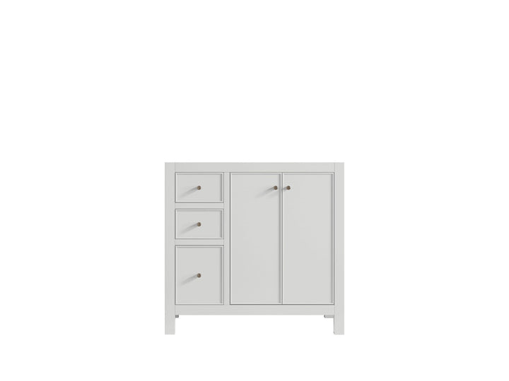 Chicago 36 in. W x 22 in. D Right Offset Sink Bathroom Vanity - photo 6