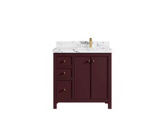Chicago 36 in. W x 22 in. D Right Offset Sink Bathroom Vanity - photo 15