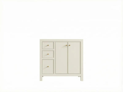 Chicago 36 in. W x 22 in. D Right Offset Sink Bathroom Vanity - Willow Bath and Vanity