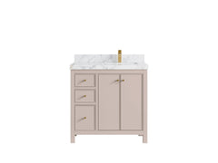 Chicago 36 in. W x 22 in. D Right Offset Sink Bathroom Vanity - photo 21