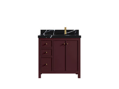 Chicago 36 in. W x 22 in. D Right Offset Sink Bathroom Vanity - photo 21