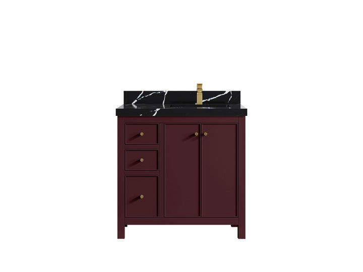 Chicago 36 in. W x 22 in. D Right Offset Sink Bathroom Vanity - photo 22