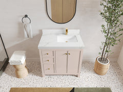 Chicago 36 in. W x 22 in. D Right Offset Sink Bathroom Vanity - photo 22