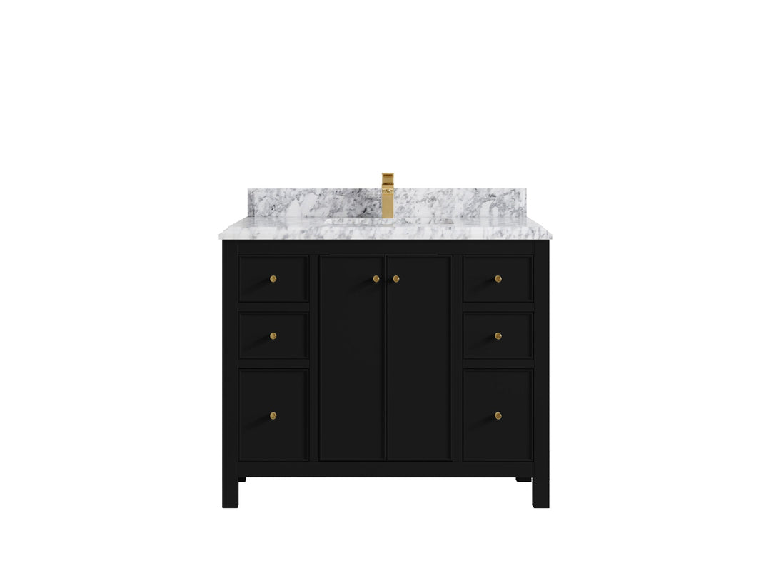 Chicago 42 in. W x 22 in. D Single Sink Bathroom Vanity - Willow Bath and Vanity