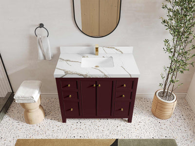 Chicago 42 in. W x 22 in. D Single Sink Bathroom Vanity - Willow Bath and Vanity