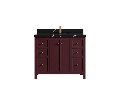 Chicago 42 in. W x 22 in. D Single Sink Bathroom Vanity - Willow Bath and Vanity