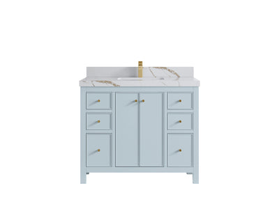 Chicago 42 in. W x 22 in. D Single Sink Bathroom Vanity - Willow Bath and Vanity