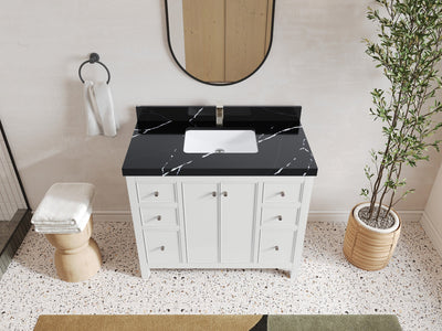Chicago 42 in. W x 22 in. D Single Sink Bathroom Vanity - Willow Bath and Vanity
