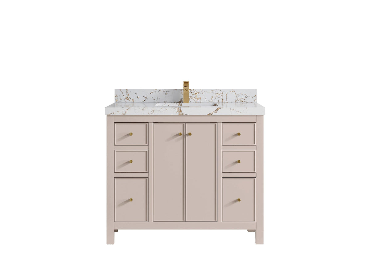 Chicago 42 in. W x 22 in. D Single Sink Bathroom Vanity - Willow Bath and Vanity