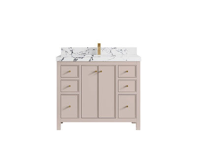 Chicago 42 in. W x 22 in. D Single Sink Bathroom Vanity - Willow Bath and Vanity