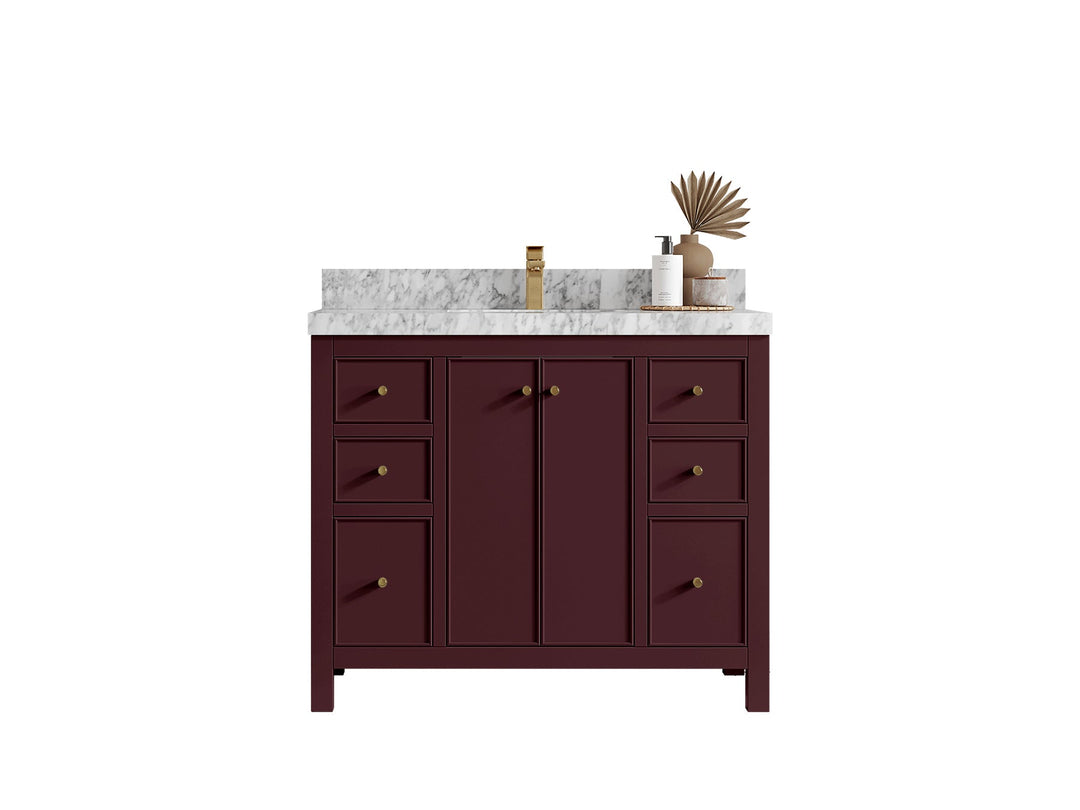 Chicago 42 in. W x 22 in. D Single Sink Bathroom Vanity - Willow Bath and Vanity