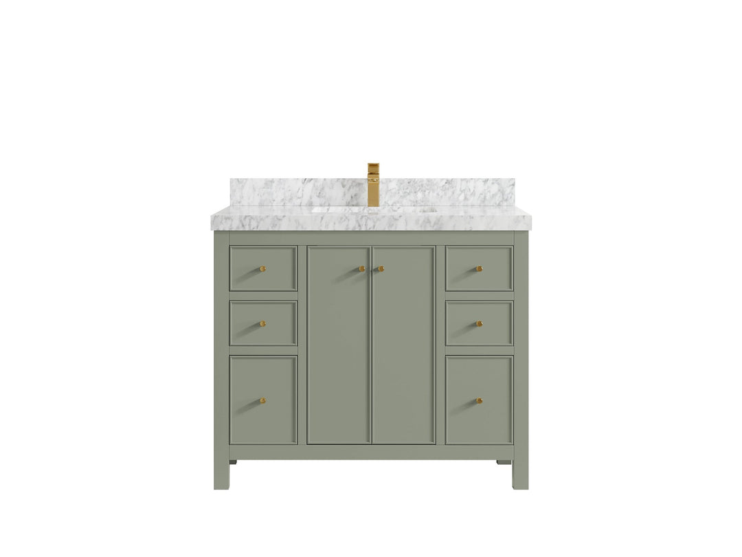 Chicago 42 in. W x 22 in. D Single Sink Bathroom Vanity - Willow Bath and Vanity