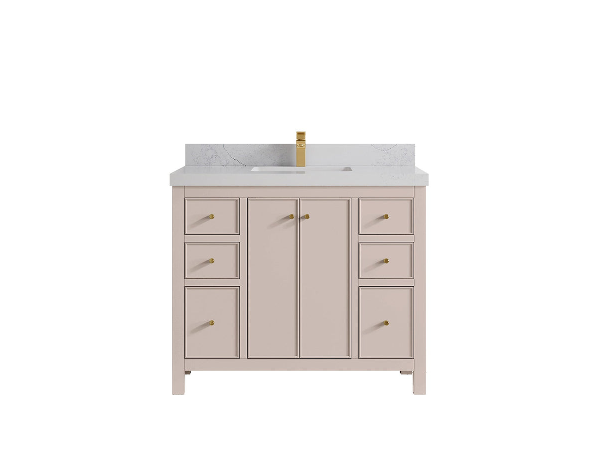 Chicago 42 in. W x 22 in. D Single Sink Bathroom Vanity - Willow Bath and Vanity