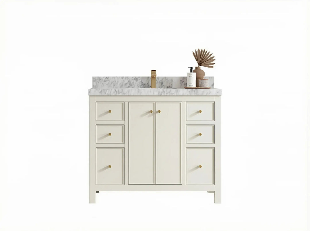 Chicago 42 in. W x 22 in. D Single Sink Bathroom Vanity - Willow Bath and Vanity