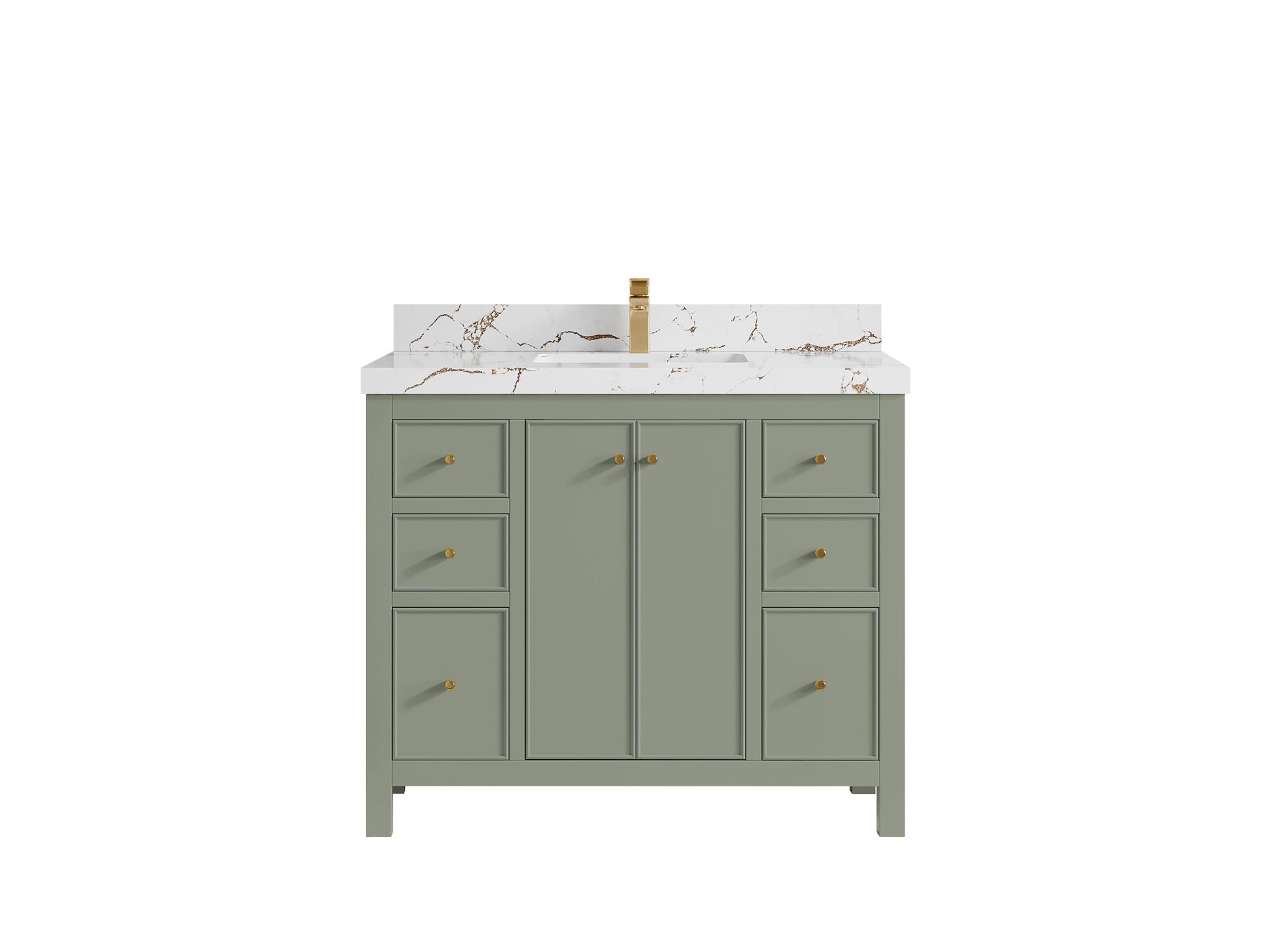 Chicago 42 in. W x 22 in. D Single Sink Bathroom Vanity - Willow Bath and Vanity