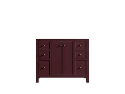 Chicago 42 in. W x 22 in. D Single Sink Bathroom Vanity - Willow Bath and Vanity
